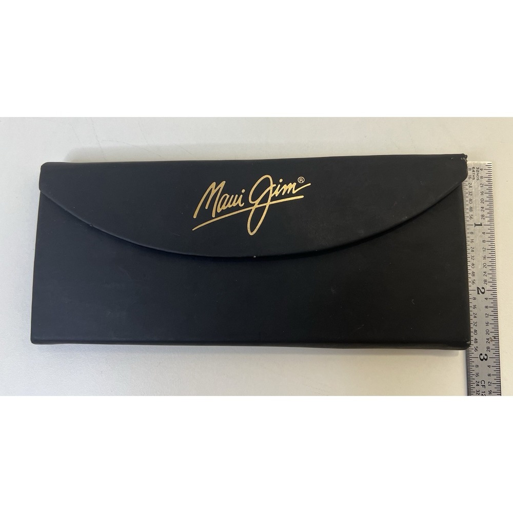 Maui Jim Eyeglasses Cases Black Tri Folding Case CASE ONLY Flat